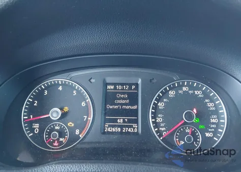 2013 Volkswagen Passat 2.5L Se из США, поврежденный, VIN 1VWBP7A36DC125141